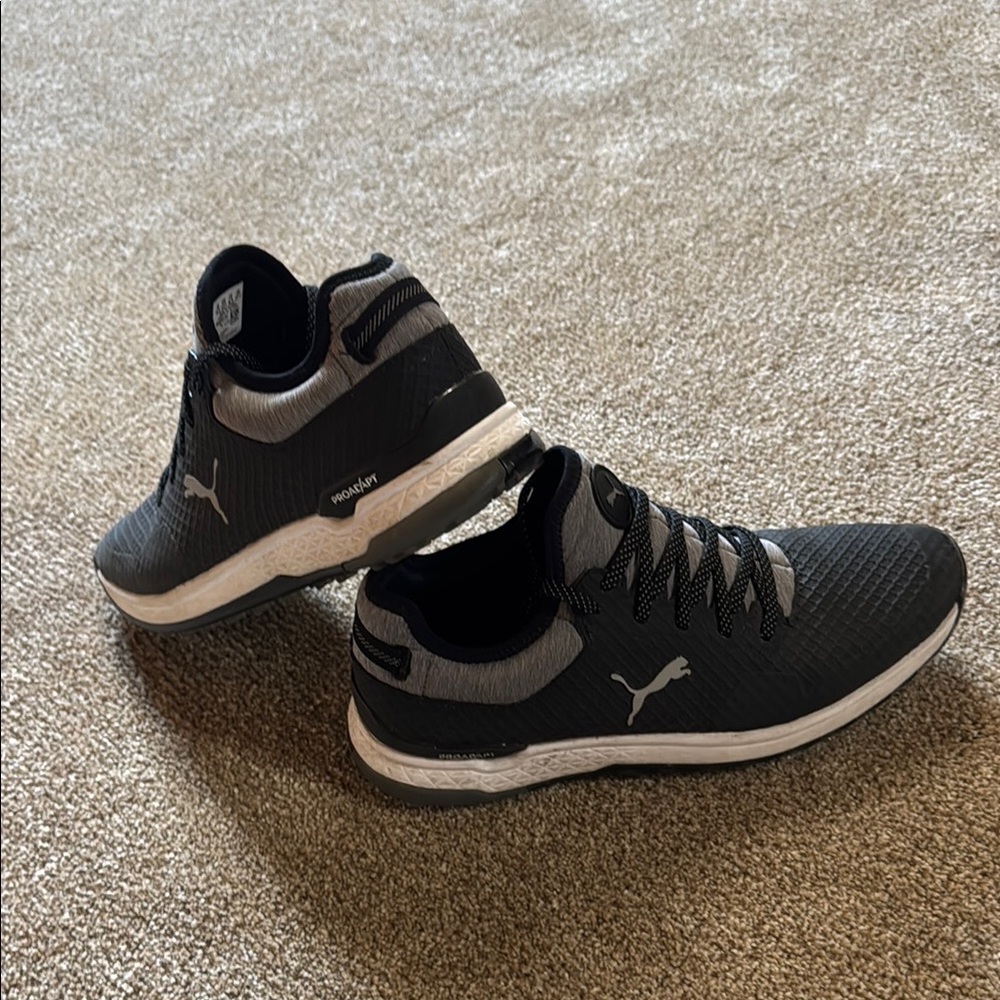 Puma Black and Gray Sneakers